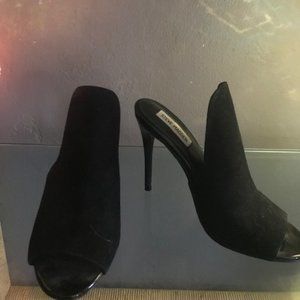 Black High slipper heal Steve Madden